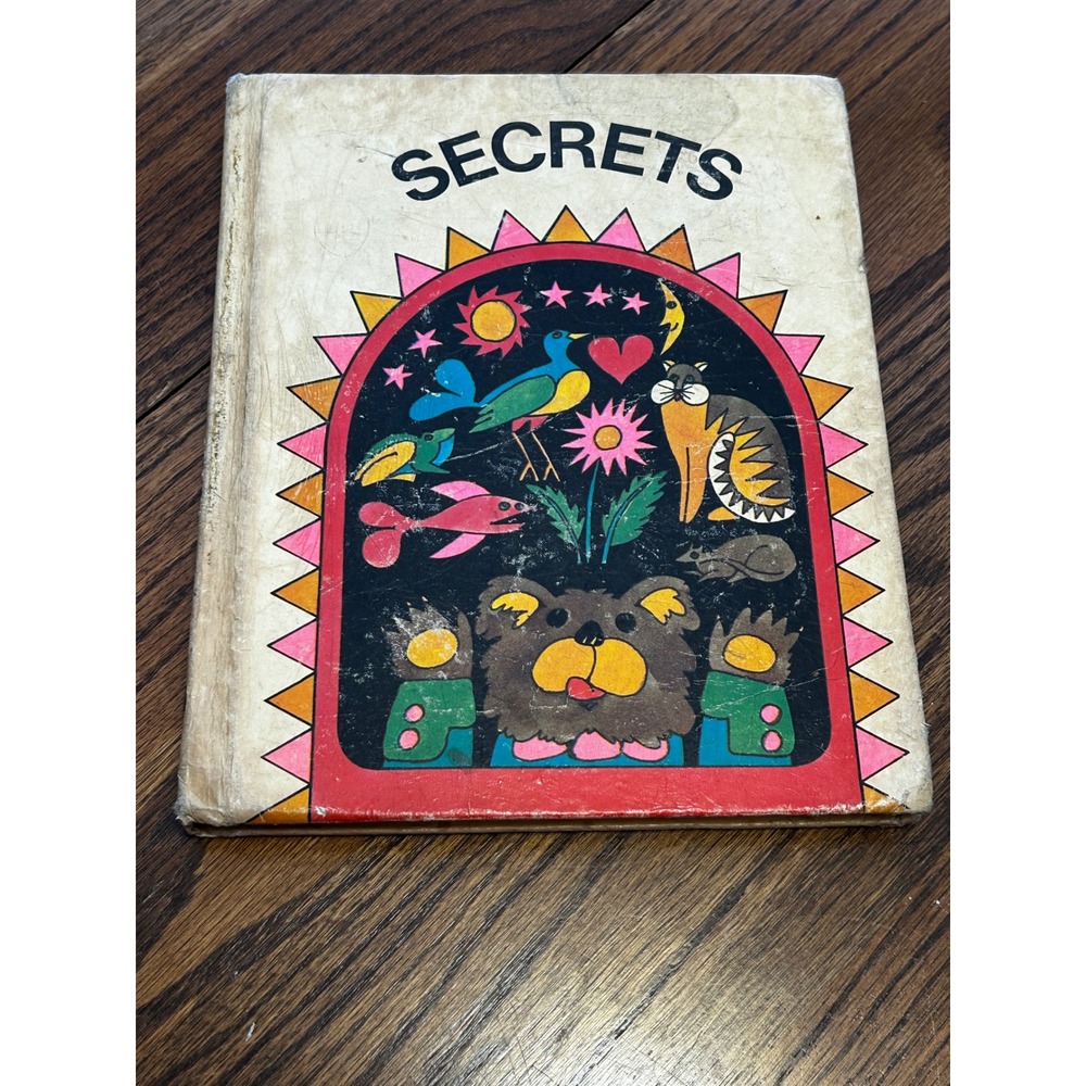 Vintage 1974 Secrets The Houghton Mifflin Readers Hardcover Childrens Book